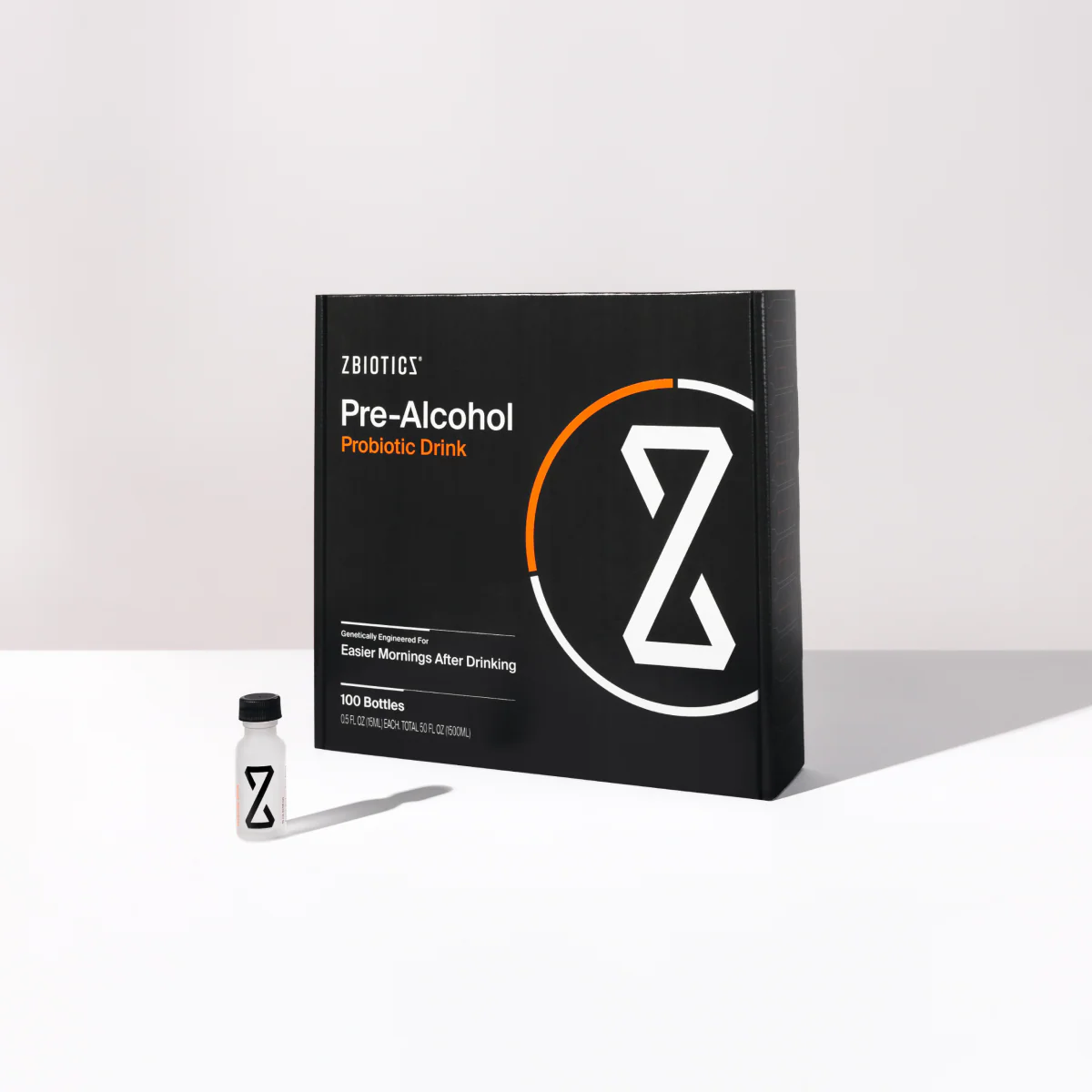 ZBiotics — Feel Better After Drinking, Wake Up Refreshed, Science-Backed, Patented Probiotic for Easier Mornings, Travel-Friendly, 6-Pack of 0.5 Fl Oz Bottles